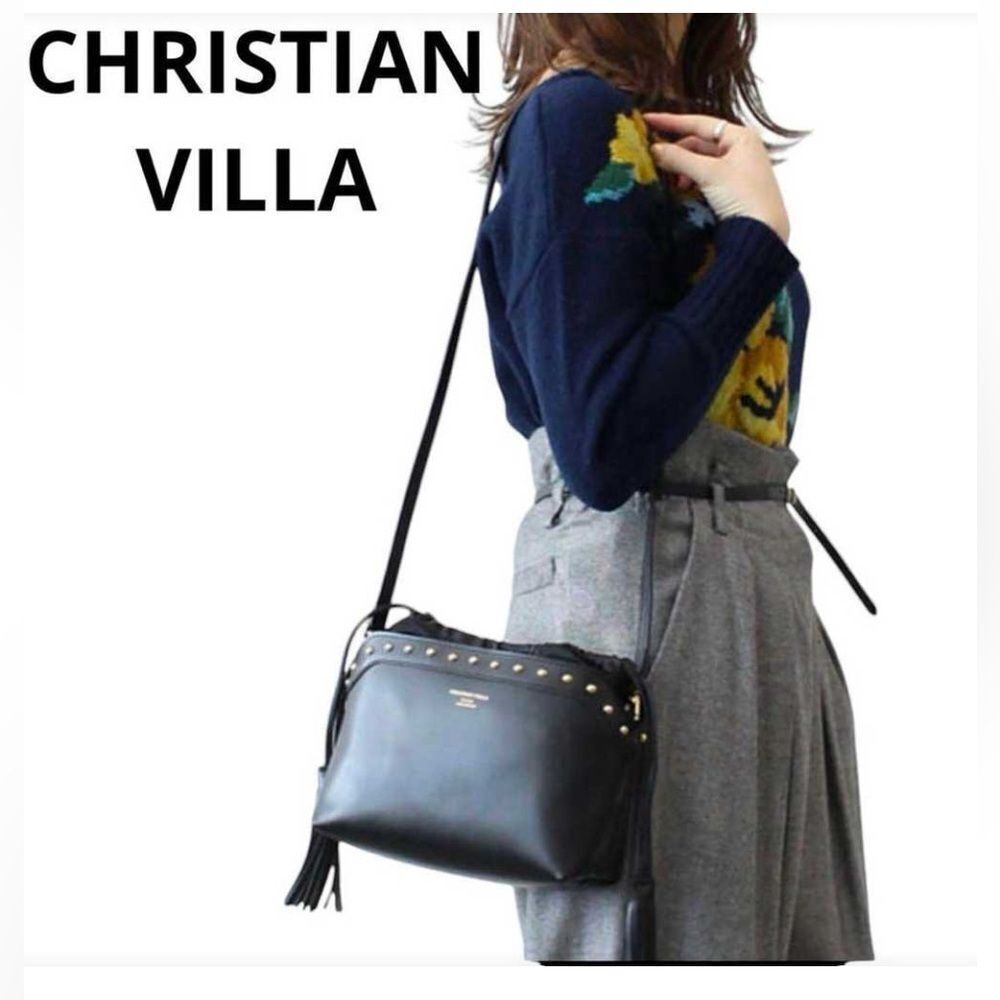 CHRISTIAN VILLA☆ Christian Villa Shoulder Bag with Studs